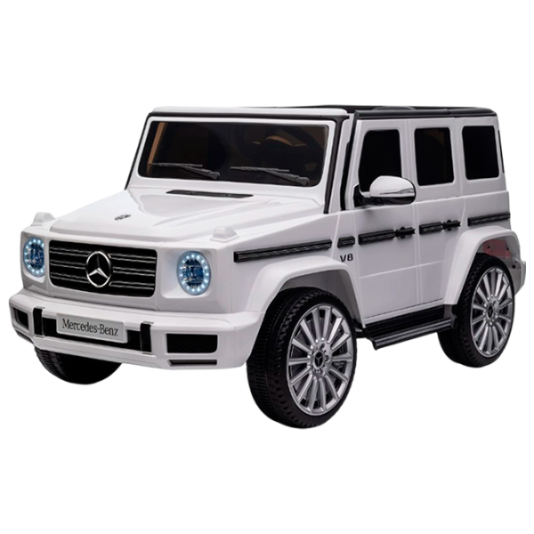 Электромобиль Mercedes-Benz G500 Richi Tichi MX627/2 7 км/ч / 30 кг / 3+ / Белый photo 1