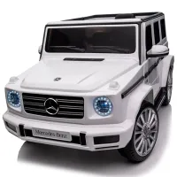 Mașină electrică Mercedes-Benz G500 Richi Tichi MX627/2 7 km/h / 30 kg / 3+ / White photo 5