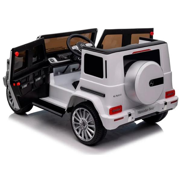 Электромобиль Mercedes-Benz G500 Richi Tichi MX627/2 7 км/ч / 30 кг / 3+ / Белый photo 7