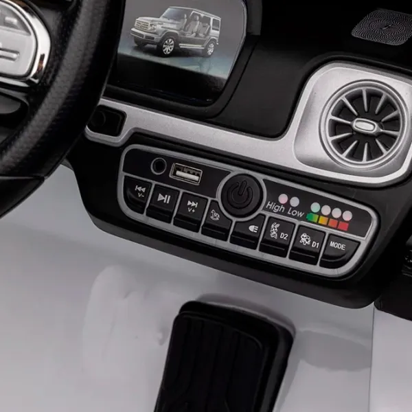 Электромобиль Mercedes-Benz G500 Richi Tichi MX627/2 7 км/ч / 30 кг / 3+ / Белый photo 8