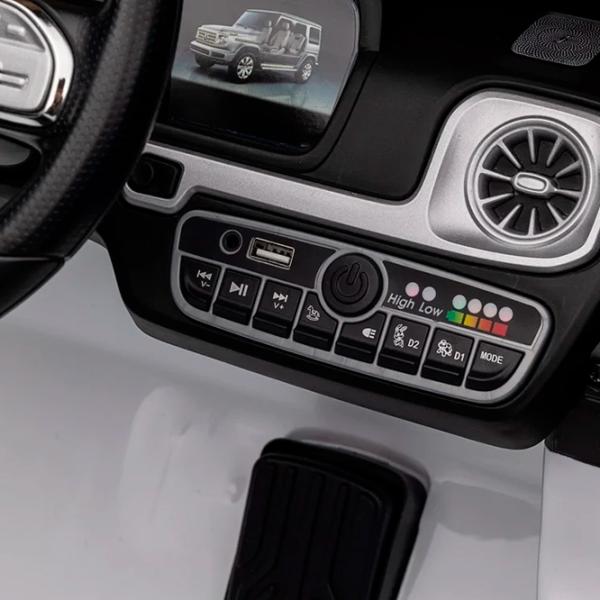 Электромобиль Mercedes-Benz G500 Richi Tichi MX627/2 7 км/ч / 30 кг / 3+ / Белый photo 8