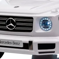 Mașină electrică Mercedes-Benz G500 Richi Tichi MX627/2 7 km/h / 30 kg / 3+ / White photo 9