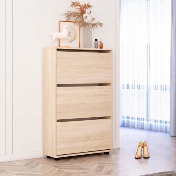 Обувной шкаф Mobildor-Lux LEO Slim 125 x 90 x 16см /Sonoma /Сонома photo 2 Обувной шкаф Mobildor-Lux LEO Slim 125 x 90 x 16см /Sonoma /Сонома photo 2