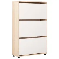 Dulap pentru încălțăminte Mobildor-Lux LEO Slim 125 x 90 x 16 /Sonoma /Sonoma