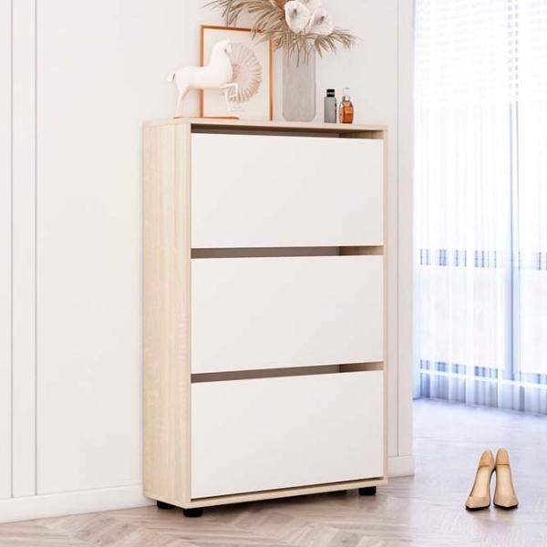 Обувной шкаф Mobildor-Lux LEO Slim 125 x 90 x 16см /Sonoma /Сонома photo 2 Обувной шкаф Mobildor-Lux LEO Slim 125 x 90 x 16см /Sonoma /Сонома photo 2