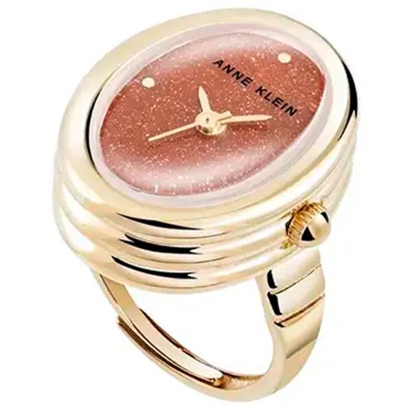 Inel cu ceas pentru femei ANNE KLEIN AK/5126RINGGD Cuarț / 17 mm photo 1 Inel cu ceas pentru femei ANNE KLEIN AK/5126RINGGD Cuarț / 17 mm photo 1