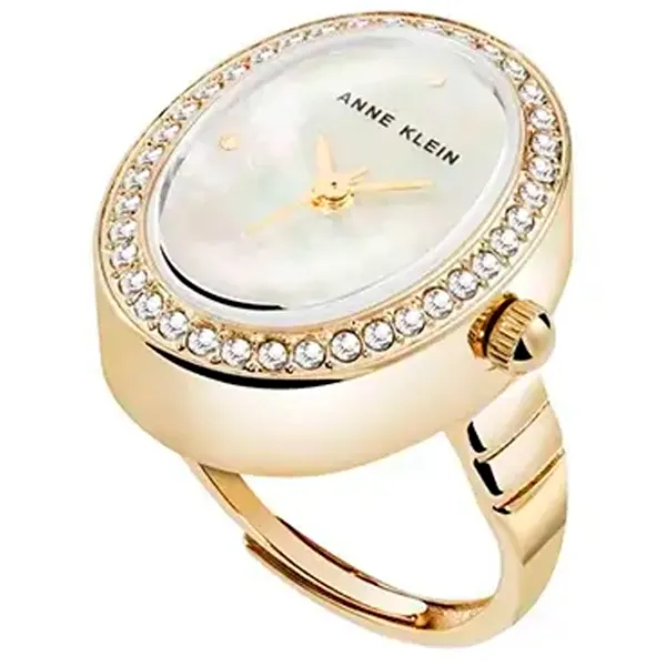 Inel cu ceas pentru femei ANNE KLEIN AK/5128RINGMP Cuarț / 17 mm photo 1 Inel cu ceas pentru femei ANNE KLEIN AK/5128RINGMP Cuarț / 17 mm photo 1
