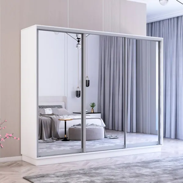 Dulap Mobildor-Lux Fox 260 x 60 x 220 / PAL / Alb photo 2