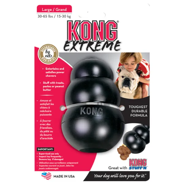 Jucărie de mestecat pentru câine Flamingo KONG Extreme Medium  photo 2