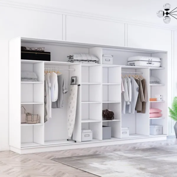 Шкаф Mobildor-Lux Fox 370 x 60см x 220 / ЛДСП / Белый photo 3