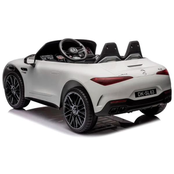 Mașină electrică Mercedes-AMG SL63 Richi Tichi SL63/1 7 km/h / 35 kg / 3+ / White photo 5 Mașină electrică Mercedes-AMG SL63 Richi Tichi SL63/1 7 km/h / 35 kg / 3+ / White photo 5