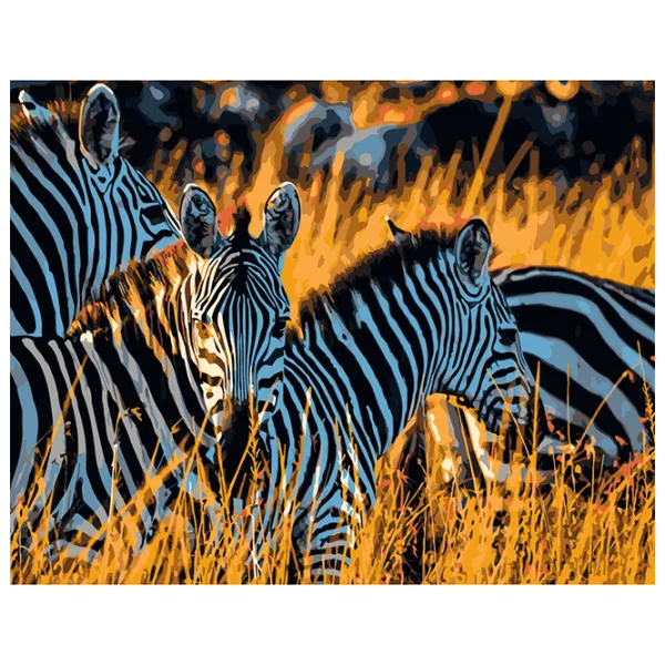 Картина по номерам Strateg Зебра DY060 50 x 40 см / Горизонтальная photo 1 Картина по номерам Strateg Зебра DY060 50 x 40 см / Горизонтальная photo 1