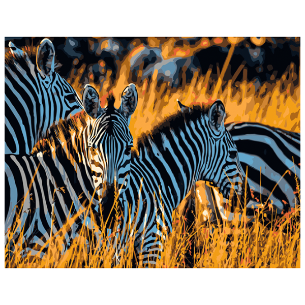Картина по номерам Strateg Зебра DY060 50 x 40 см / Горизонтальная photo 1 Картина по номерам Strateg Зебра DY060 50 x 40 см / Горизонтальная photo 1