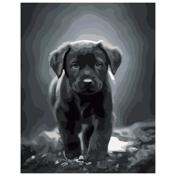 Pictură pe numere Strateg Labrador DY277 50 x 40 cm / Verticală photo 1 Pictură pe numere Strateg Labrador DY277 50 x 40 cm / Verticală photo 1