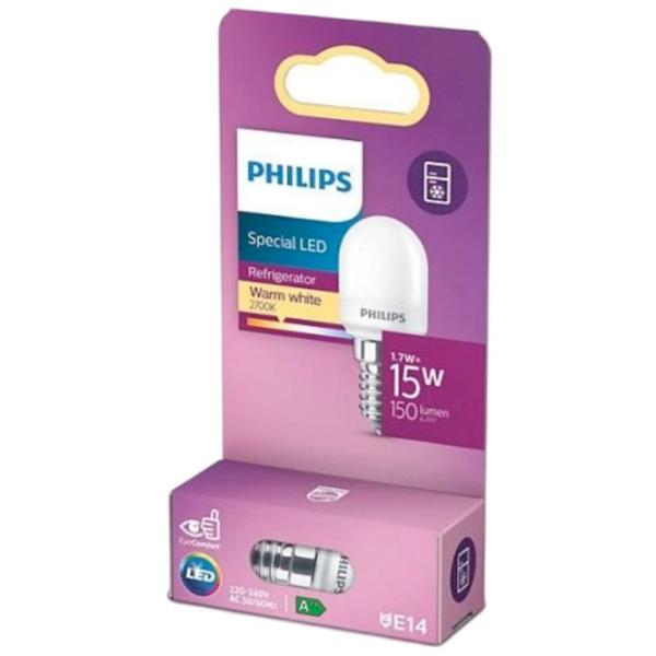 Лампочка светодиодная Philips T25 929001325718 E14 / 1.7 Вт / 2700 K / 150лм / Yellow photo 2 Лампочка светодиодная Philips T25 929001325718 E14 / 1.7 Вт / 2700 K / 150лм / Yellow photo 2