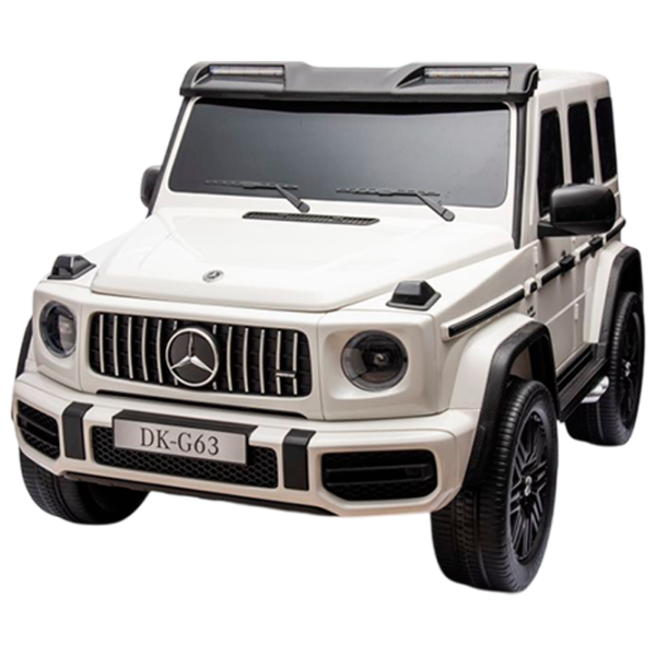 Mașină electrică Mercedes-Benz G63 Richi Tichi DKG63/3  / 35 kg / 3+ / White photo 1 Mașină electrică Mercedes-Benz G63 Richi Tichi DKG63/3  / 35 kg / 3+ / White photo 1