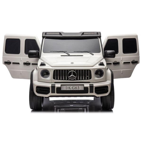 Mașină electrică Mercedes-Benz G63 Richi Tichi DKG63/3  / 35 kg / 3+ / White photo 3 Mașină electrică Mercedes-Benz G63 Richi Tichi DKG63/3  / 35 kg / 3+ / White photo 3