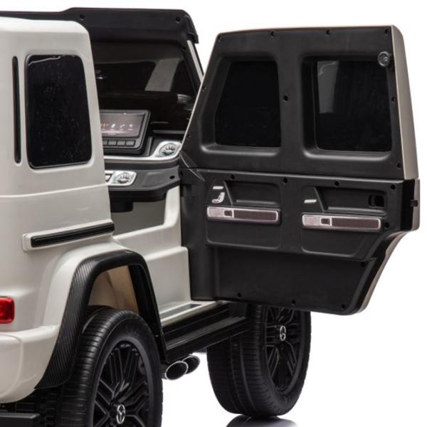 Mașină electrică Mercedes-Benz G63 Richi Tichi DKG63/3  / 35 kg / 3+ / White photo 7 Mașină electrică Mercedes-Benz G63 Richi Tichi DKG63/3  / 35 kg / 3+ / White photo 7