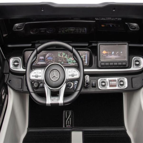 Mașină electrică Mercedes-Benz G63 Richi Tichi DKG63/3  / 35 kg / 3+ / White photo 8 Mașină electrică Mercedes-Benz G63 Richi Tichi DKG63/3  / 35 kg / 3+ / White photo 8