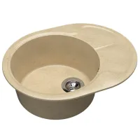 Chiuvetă Dr.Gans Berta 620 58 x 47 / Piatră artificială / Beige