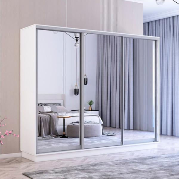 Шкаф Mobildor-Lux Fox 250 x 60см x 210 / ЛДСП / Белый photo 3