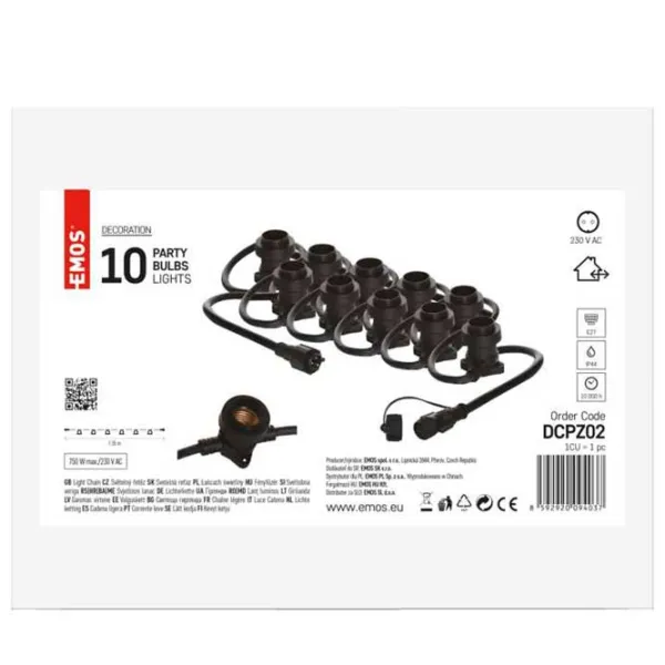 Гирлянды LED EMOS DCPZ02  / Белый photo 3