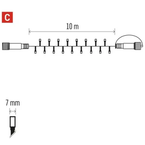 Гирлянды LED EMOS D2AC05  / Белый photo 3