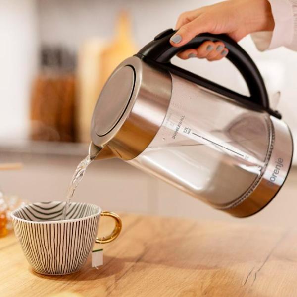 Электрочайник Gorenje K17GDWII 1.7л / Скрытый / Нержавеющая сталь photo 9