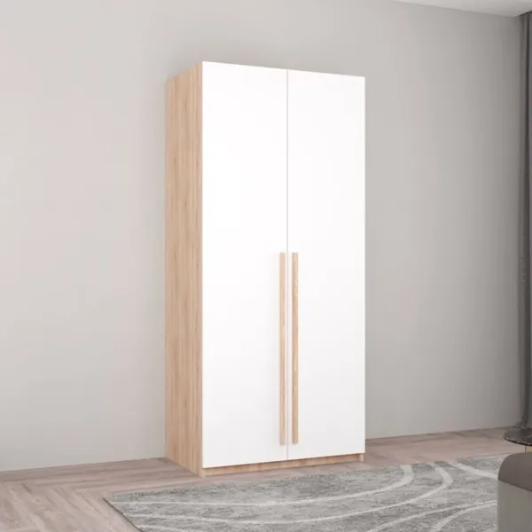 Шкаф Mobildor-Lux Smart-Home 90 x 56см x 200 / ЛДСП / Sonoma photo 3