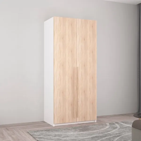 Шкаф Mobildor-Lux Smart-Home 80 x 56см x 200 / ЛДСП / Белый photo 2