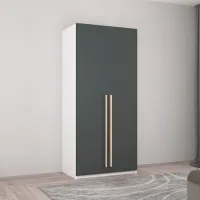 Dulap Mobildor-Lux Smart-Home 80 x 56 x 200 / PAL / Alb photo 3