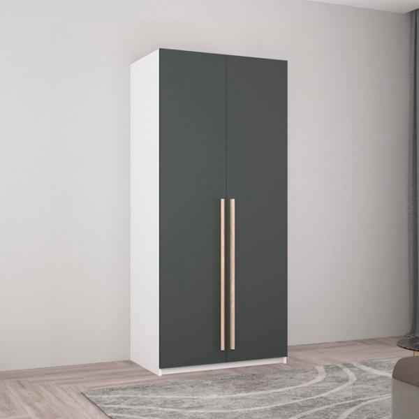 Шкаф Mobildor-Lux Smart-Home 90 x 56см x 200 / ЛДСП / Белый photo 3