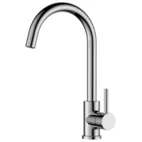 Baterie pentru bucătărie SanDonna VOR58819 Mono comandă / Pivotantă / Alamă / Crom