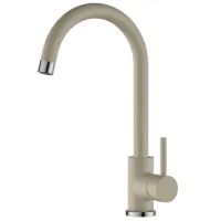 Baterie pentru bucătărie SanDonna VOR58820 Mono comandă / Pivotantă / Alamă / Beige