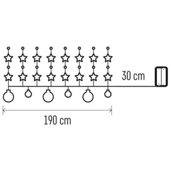 Гирлянды LED EMOS DCGW10  / Тёплый белый photo 4