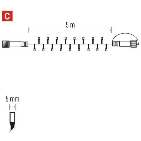Гирлянды LED EMOS D1AM02  / Разноцветные photo 3