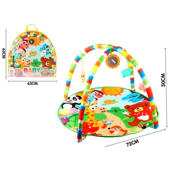 Covoraş pentru joc Hola Toys 26801 (8600021626801) 0+/ Rotund/ Multicolor photo 2