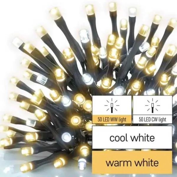 Гирлянды LED EMOS D1AN02  / Тёплый белый/белый photo 2