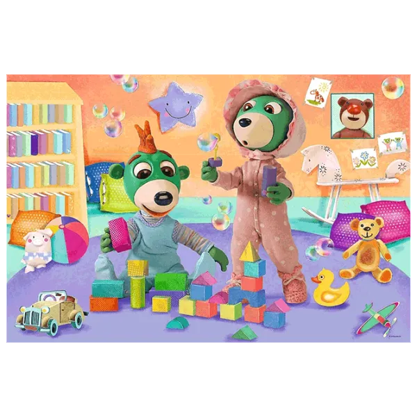 Puzzle Trefl Babies Happy World 2+/ Numărul de piese: 15 photo 1