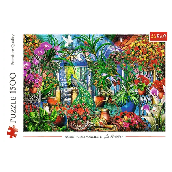 Puzzle Trefl Secret Garden 12+/ Numărul de piese: 1500 photo 2