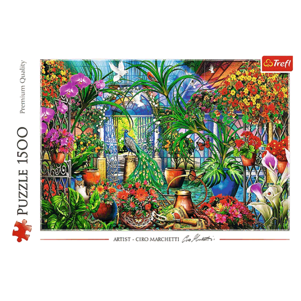 Puzzle Trefl Secret Garden 12+/ Numărul de piese: 1500 photo 2