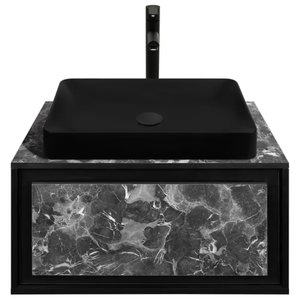 Seturi mobilă de baie Aquatoria 51.02 PAL / Black photo 1