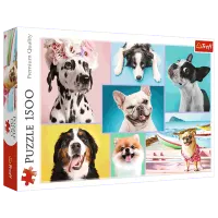 Puzzle Trefl Cute Dogs 12+/ Количество деталей: 1500