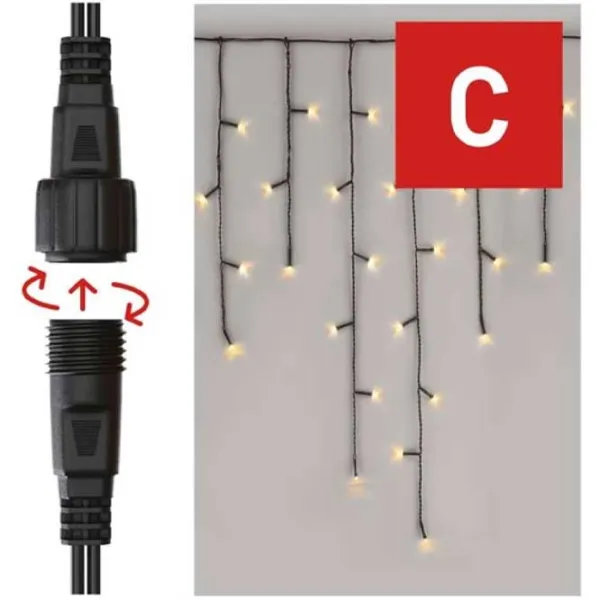 Гирлянды LED EMOS D1CW01  / Тёплый белый photo 5