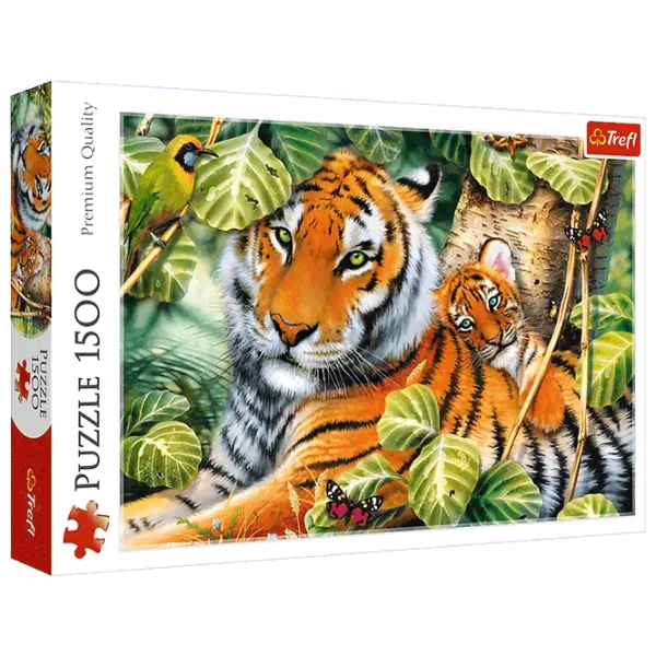 Puzzle Trefl Tigers 12+/ Numărul de piese: 1500 photo 1 Puzzle Trefl Tigers 12+/ Numărul de piese: 1500 photo 1
