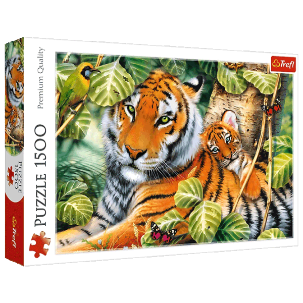 Puzzle Trefl Tigers 12+/ Numărul de piese: 1500 photo 1 Puzzle Trefl Tigers 12+/ Numărul de piese: 1500 photo 1