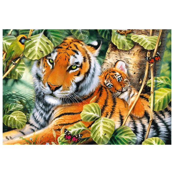 Puzzle Trefl Tigers 12+/ Numărul de piese: 1500 photo 2 Puzzle Trefl Tigers 12+/ Numărul de piese: 1500 photo 2