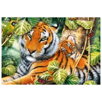 Puzzle Trefl Tigers 12+/ Numărul de piese: 1500 photo 2