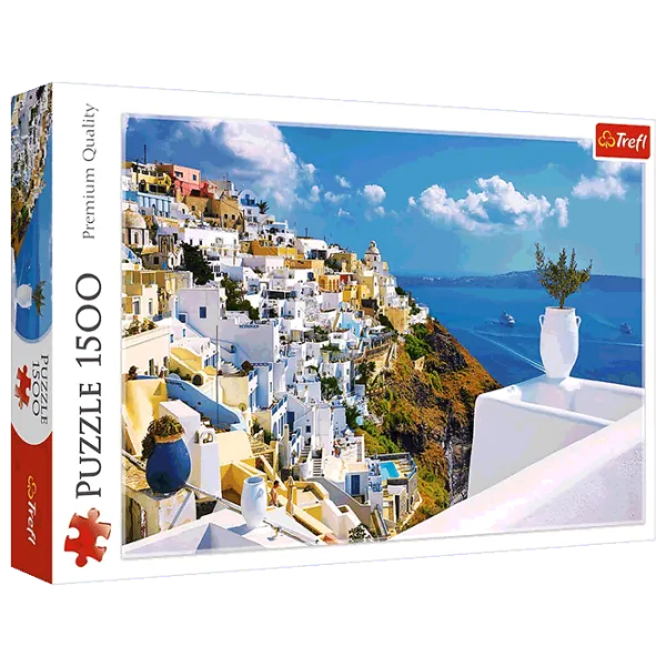 Puzzle Trefl Santorini Greece 12+/ Numărul de piese: 1500 photo 1 Puzzle Trefl Santorini Greece 12+/ Numărul de piese: 1500 photo 1