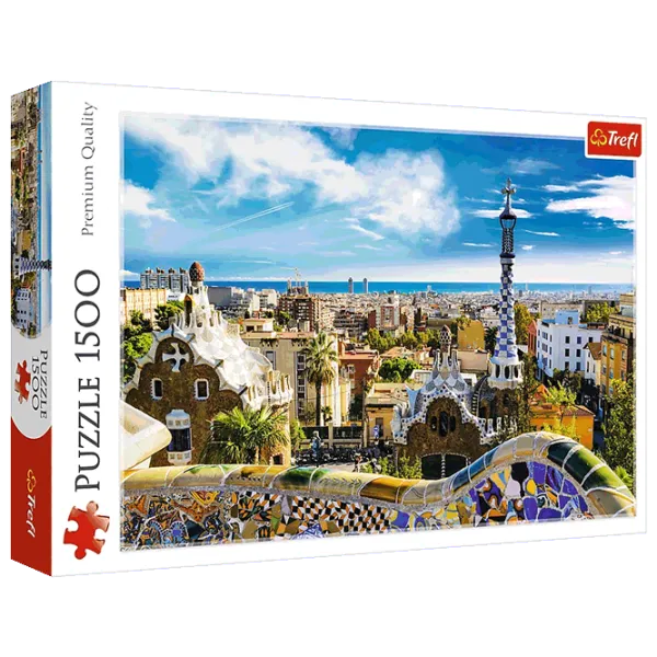 Puzzle Trefl Park Güell Barcelona 12+/ Numărul de piese: 1500 photo 1